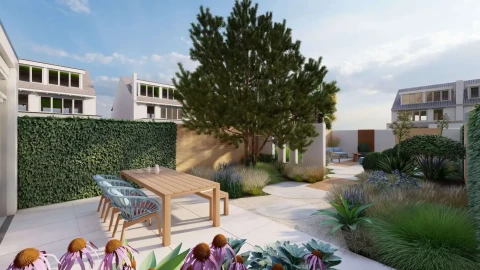 Ibiza tuin decoratie